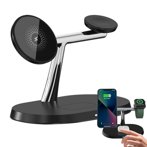 Support magnétique sans fil et station de charge rapide pour smartphone de bureau