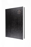 Collins Standard Desk 2025 Diary for Professionals - A4 Two Pages to a Day Business Diary - Black - (47.99-25) - Premium Business Planner with Hardback Leathergrain Covers - Image 2
