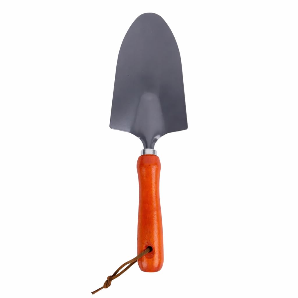 Garden Mile Wooden Handle Trowel Dunnet Tools Garden Trowel Hand Weeder Tools Hand Shovel For Planting Transplanting, Weeding, Moving And Smoothing Soil Gardening Tools Garden Tools (Wooden Handle Trowel)