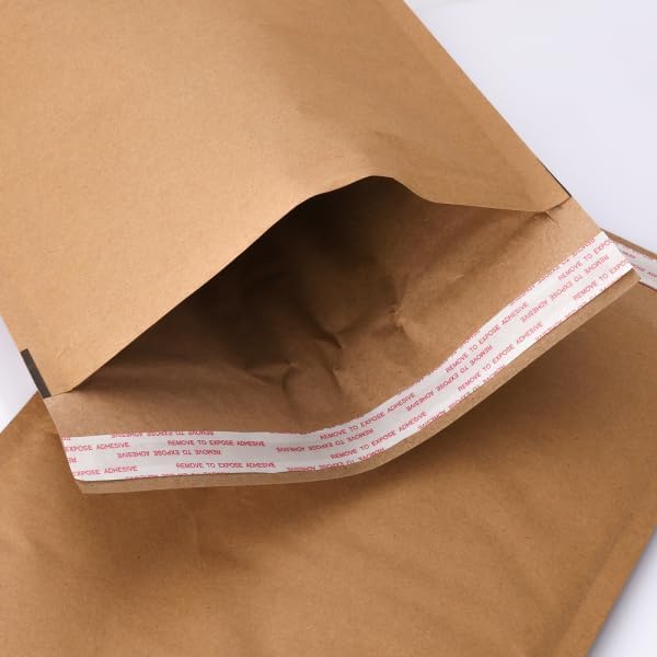 Eco-Friendly Biodegradable Compostable Honeycomb Padded Mailers Recyclable Padded Shipping Envelopes (6” x 9") #0 (10 Pack) image 4