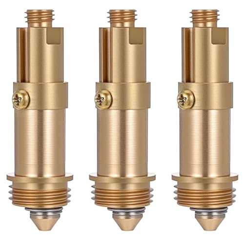 3 piezas de válvula de drenaje emergente, pernos de resorte de latón para desagüe de baño con botón emergente, tornillos de válvula de desagüe emergente para fregadero, bañera, lavabo, tapón de