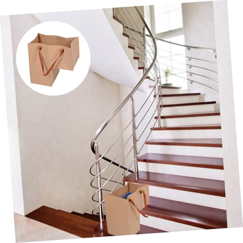 Panier d'escalier pliable en feutre grand format pour rangement maison - 3