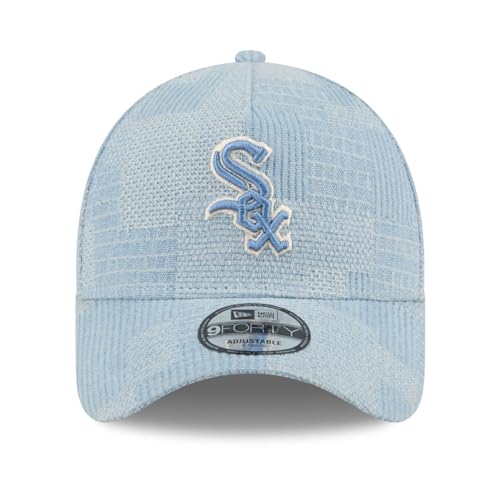 New Era A Frame Trucker Cap Patchwork Chicago Sox Sky - vue 4