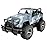 UXRPTU Car Toy 1:16 Off-Road Military Fighter Friction Powered Toy Vehicle with Fun Lights and Sounds