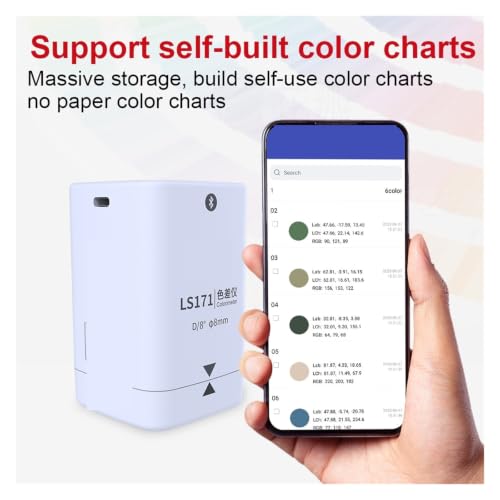 Espectrofotómetro digital portátil: colorímetro de precisión para pintura 6