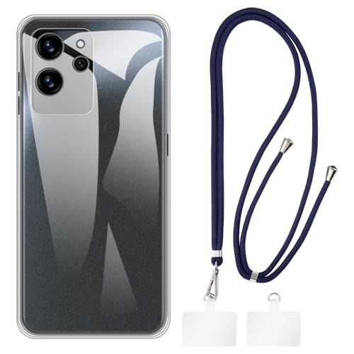 Shantime �P�[�X�ƃN���X�{�f�B�X�g���b�v�Z�b�g Oukitel C32 Pro �Ƃ̌݊������� �g�уJ�o�[�Ƌ����o�b�N���t�������\�l�b�N�X�g���b�v�����2���̃p�b�`�t��(�N���A + �u���[)