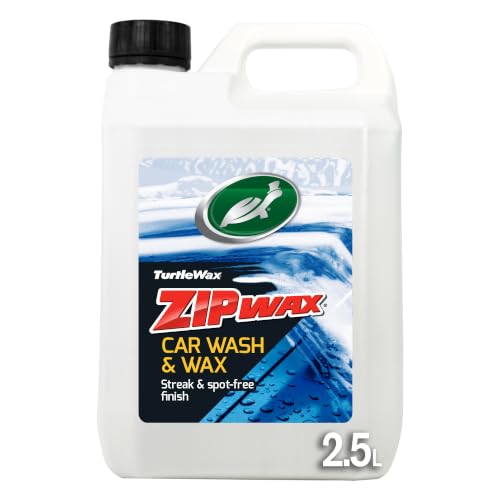 Turtle Wax 52821 Zip Wax Super Concentrated Car Wash Shampoo & Wax 2.5 Litre