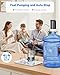 Myvision Water Dispenser for 5 Gallon Bottle, Portable USB Charging Electric Water Pump, Drinking Water Jug Pump for Home, Kitchen, Living Room, Office, Camping, Universal for 3-5 Gallon (Black)