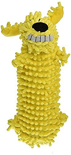 Multipet Loofa Water Bottle Buddy Dog Toy, 11-Inch , Colors may vary