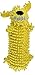 Multipet Loofa Water Bottle Buddy Dog Toy, 11-Inch , Colors may vary