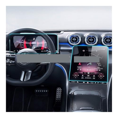 Film en verre trempé pour Benz EQE 2023 protection d'écran luxe - 2
