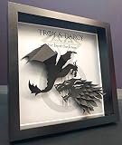 Game of Thrones Wedding Gift, Game of Thrones Frame, Game of Thrones Wall Art, He Bent the Knee, Hou