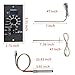 Digital Thermostat Control Board Kit for Traeger Pro Series 20 22 34, BAC365 Control Board Compatible with Most Traeger Pellet Grills (Except PTG), with RTD Temp Probe,2pcs Meat Probe, Igniter Hot Rod