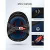 ILM Half Helmet Motorcycle Open Face Sun Visor Quick Release Buckle DOT Approved Cycling Motocross Suits Men Women Model-205V (S, Gloss Black)
