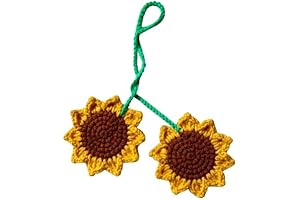 Stunning Sunflower Car Accent: Grace Your Rearview Mirror