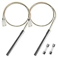 2 Pack Replacement for Pit Boss Hot Rod Ignitor Kit, Hot Igniter Kits Compatible with Pitboss& Camp Chef Pellet Grill, Comes with 2pc Fuses
