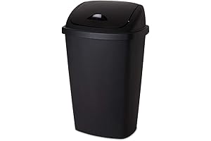 Sterilite 10889004 13.2 Gallon Swing Trash Can