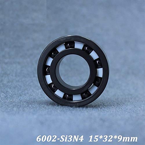 Roulement à billes céramique 6002 Si3N4 15x32x9 mm étanche et fluide - 5