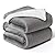 Waterproof Dog Blanket, Fluffy Pee Proof pet Blanket for Couch Bed Protection Washable Reversible Pet Fleece Sherpa Throw Blanket Furniture Protector Grey(76×127cm)