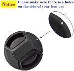ULBTER 5 Pack Elastic Lens Cap Keeper Lens Cover Leash Prevent Lens Cap Lost Compatible with Canon/Nikon/Sony/Fujifilm/Olympus/Panasonic DSLR SLR Camera and More