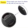 5 Pack Elastic Lens Cap Keeper Lens Cover Leash Prevent Lens Cap Lost Compatible with Canon/Nikon/Sony/Fujifilm/Olympus/Panasonic DSLR SLR Camera and More