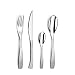 Produktbild Amefa BONGO Besteck Set 6 Personen 24-teilig | feines Hammerschlag Dekor | Tafelbesteck 6 Personen aus je 6x Gabel, Messer, Löffel & Kaffeelöffel |hochglanz Edelstahl 18/0 | Spülmaschinenfest