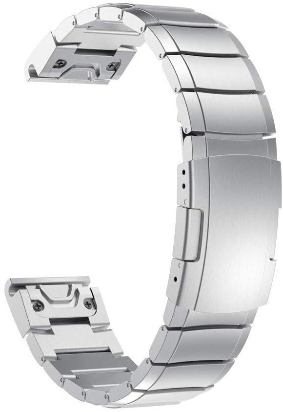 Bracelet montre Garmin Fenix 6 6X 5 5X acier inoxydable 22mm 20mm 26mm métal