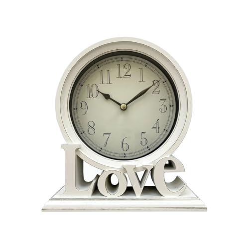 Reloj de mesa retro con función de pequeño despertador silencioso analógico 2