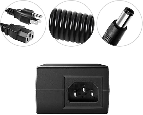 Image of Kado 60W AC /DC Power Adapter 12V-5A 4A 3A 2A 1A Power Cord 5.5x2.1mm | Made for Sceptre Monitor E345W-QU120D E345W-QUT C255B-FW240T U325W-UPT U275W-UPT E248W-19203R E275W-FW100T E248W-FW100T