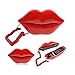 TelPal Red Mouth Telephone Wired Novelty Sexy Lip Phone Gift Cartoon Shaped Real Corded Landline Home Office Phones Furniture Decor