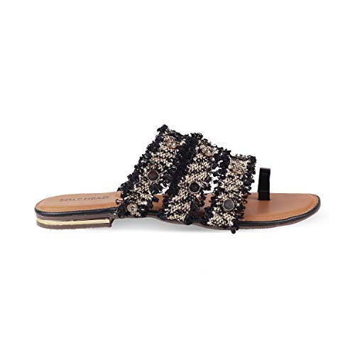 Image of SOLE HEAD womens 304black Floaters