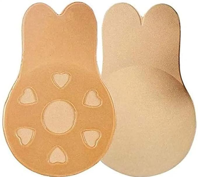 Silicone Nipple Covers, Reusable Sticky Bra, 2 Pieces, Push-Up, Backless, Self-Adhesive Multicolour-image-11