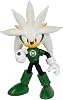 Sonic The Hedgehog DC x Sonic Silver als Green Lantern 13 cm große Actionfigur offiziell lizenziert von Jakks Pacific hochbewegliches und detailliertes Design Sammlerverpackung