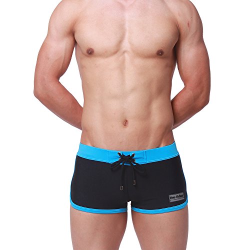 FREE FISHER Badehose Bañador, Hombre, Negro, M