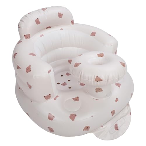 Cadeira Infantil, PVC Ecológico, Suporte Macio e Durável, Assento Infantil Inflável, Estabilização P