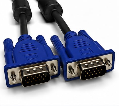 VGA Cable Male to Male, Black, 1.5 Metre, for Desktop, Monitor, LCD, LED, Projector-image-34