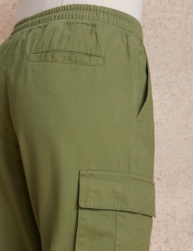 Image of Amazon Brand - Symbol Men's Regular Fit Cargo Trouser (Elasticated Waistband | 100% Cotton | Pants)