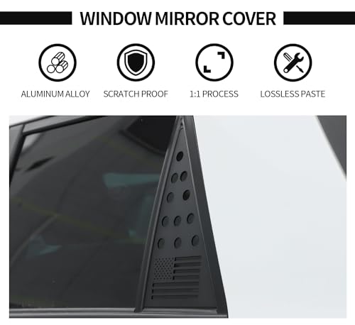 Protector de panel de ventana trasera 4Runner para evitar arañazos en la carrocería 4