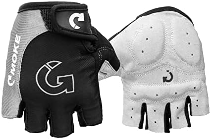 Luva Moke Gel Meio Dedo Bike Ciclismo Academia Confortável (G)