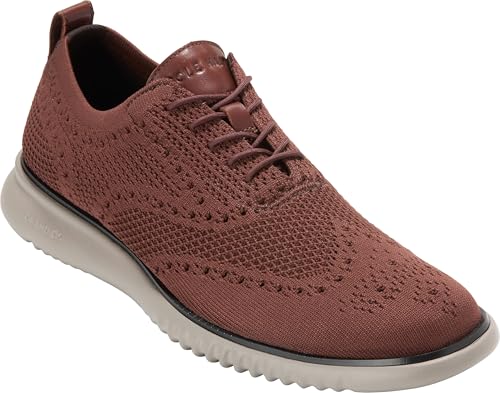Cole Haan Cole Haan Men's 2.Zerogrand Stitchlite Oxfords, Dark Brick/Midnight Moon/Paloma, 7-M US