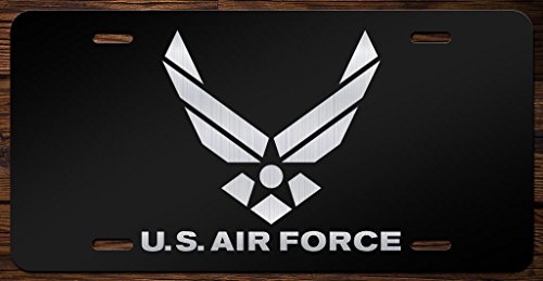 US Air Force Emblem Vanity License Plate KCE085