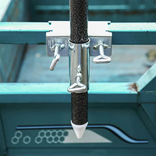 Pince robuste pour parasol de balcon avec support de fixation améliorée