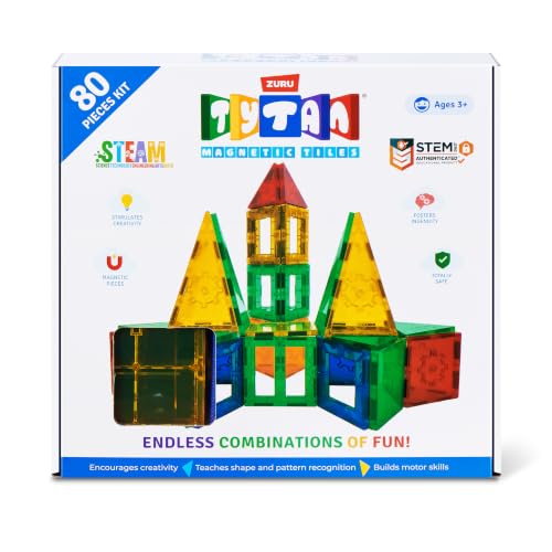 Tytan Magnetic Tiles 80-Piece Building Set — view 7