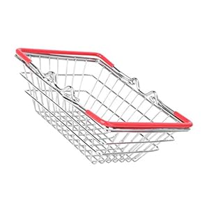 YARNOW Frieten Winkelen Mand Ontslagen Voedsel Houder Bar Restaurant Eten Mini Mand Stand Houder Voor Gebakken Snacks Zilver