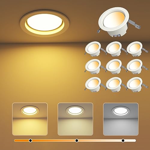 ICHIYO led�_�E�����C�g 100�� SB�` �V�䖄���^ �����F �d���F �����F 3�i�K���F led�_�E�����C�g5W 500LM ��^6H ���M��40�`���� �Ɩ���� �L�b�`���A�䏊�A���ցA�����A���r���O�A���X�A�o�[�A�J���I�P �K�p(3�i���F, 10