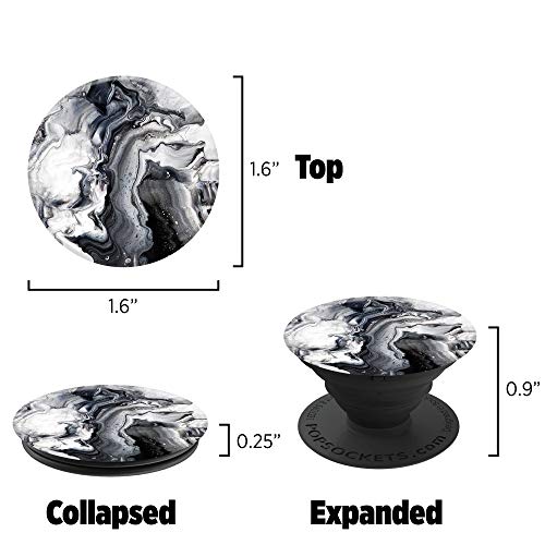 PopSockets: Pega dobrável e suporte para telefones e tablets - Ghost Marble