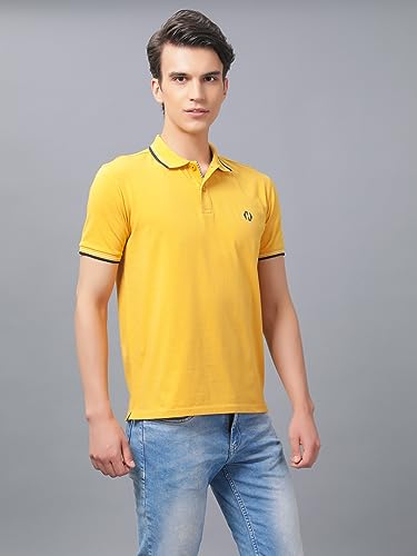 Nimble-Original-Tipped-Polo-T-Shirt-Yellow