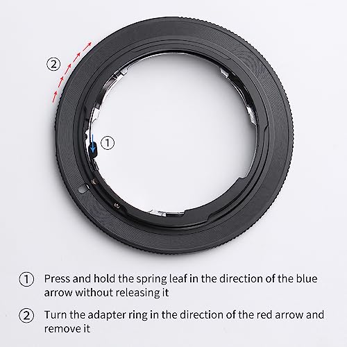 K&F Concept Lens Mount Adapter Compatible For Nikon Nikkor F/Af Ai Ai-S Lens To Canon Eos Ef Ef-S Mount Cameras #TOP6