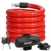 Lucchetto A Catena Per Bici 120cm - Cavo Acciaio 12mm, Antifurto Per Moto E Scooter - Foto 5