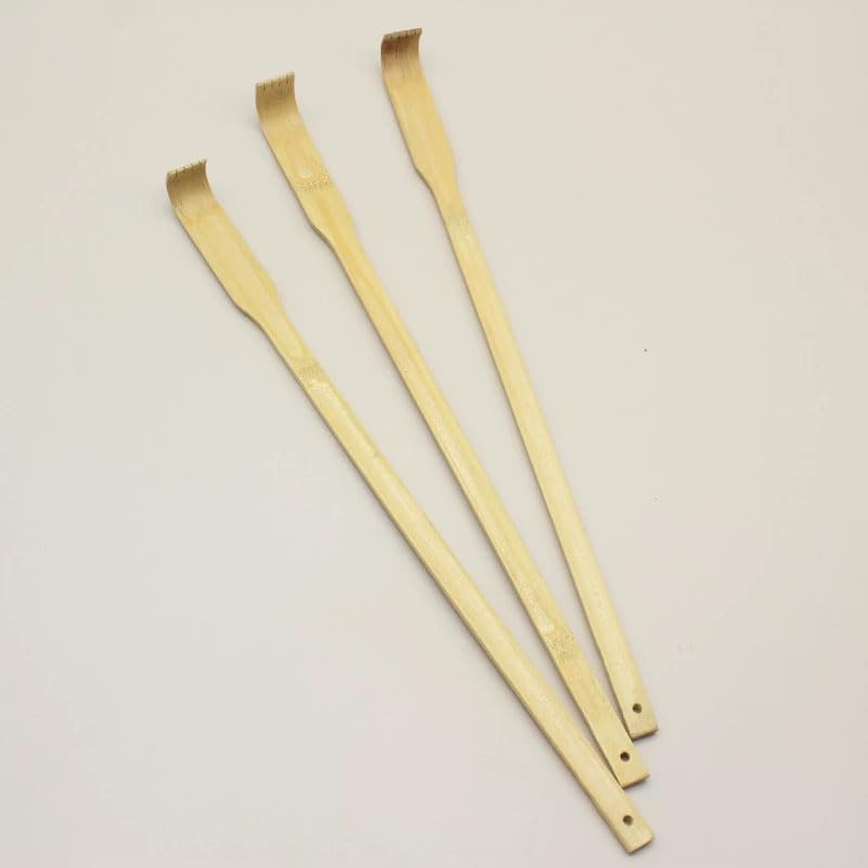 3 Pcs Bamboo Back Scratcher Natural Bamboo Back Scratchers 17 Inch Long Handle Back Scratchers for Adults Men Women (16.5 inches) - Image 7
